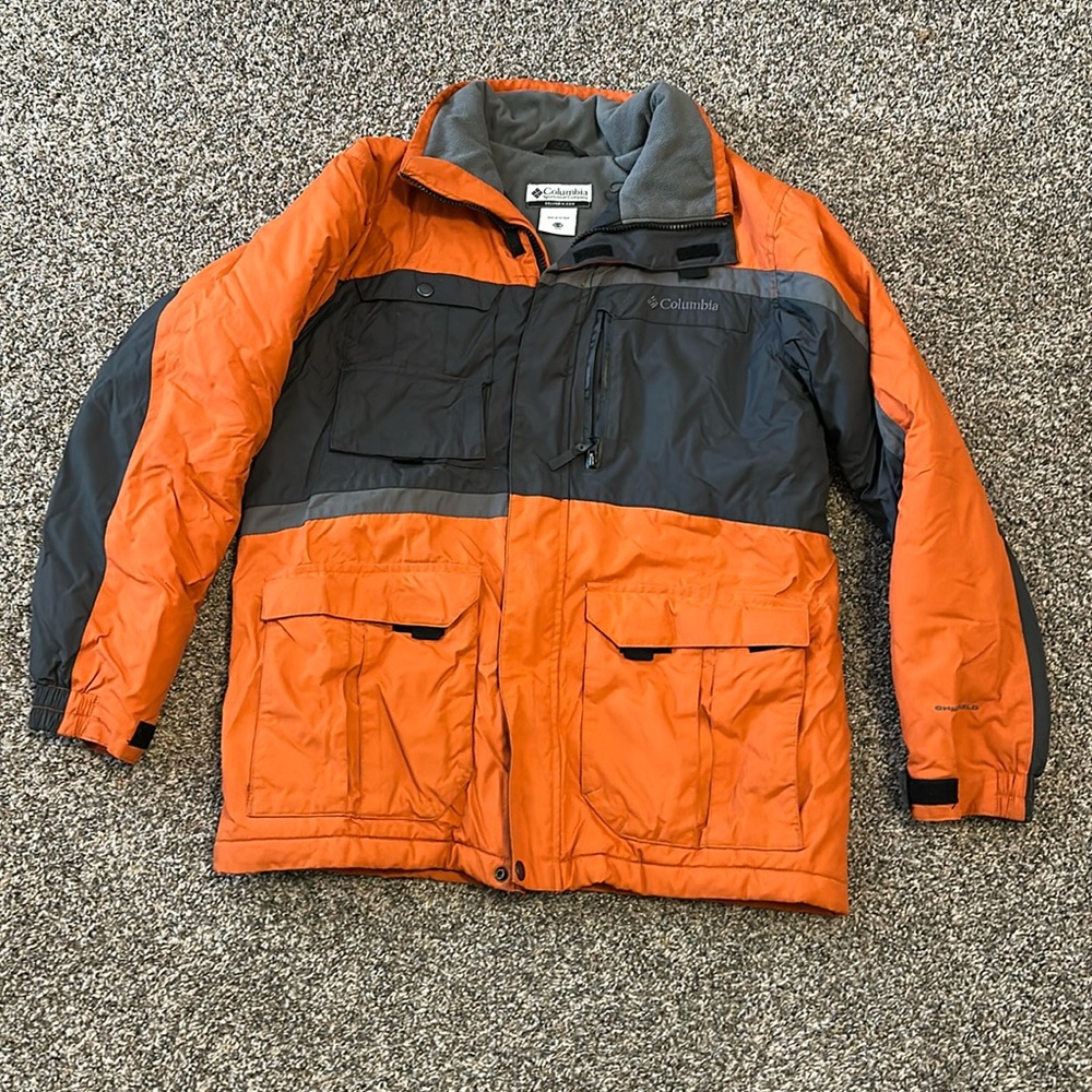 Columbia Ski Jacket Boys (14/16) Zipper broken end but still works See Photo